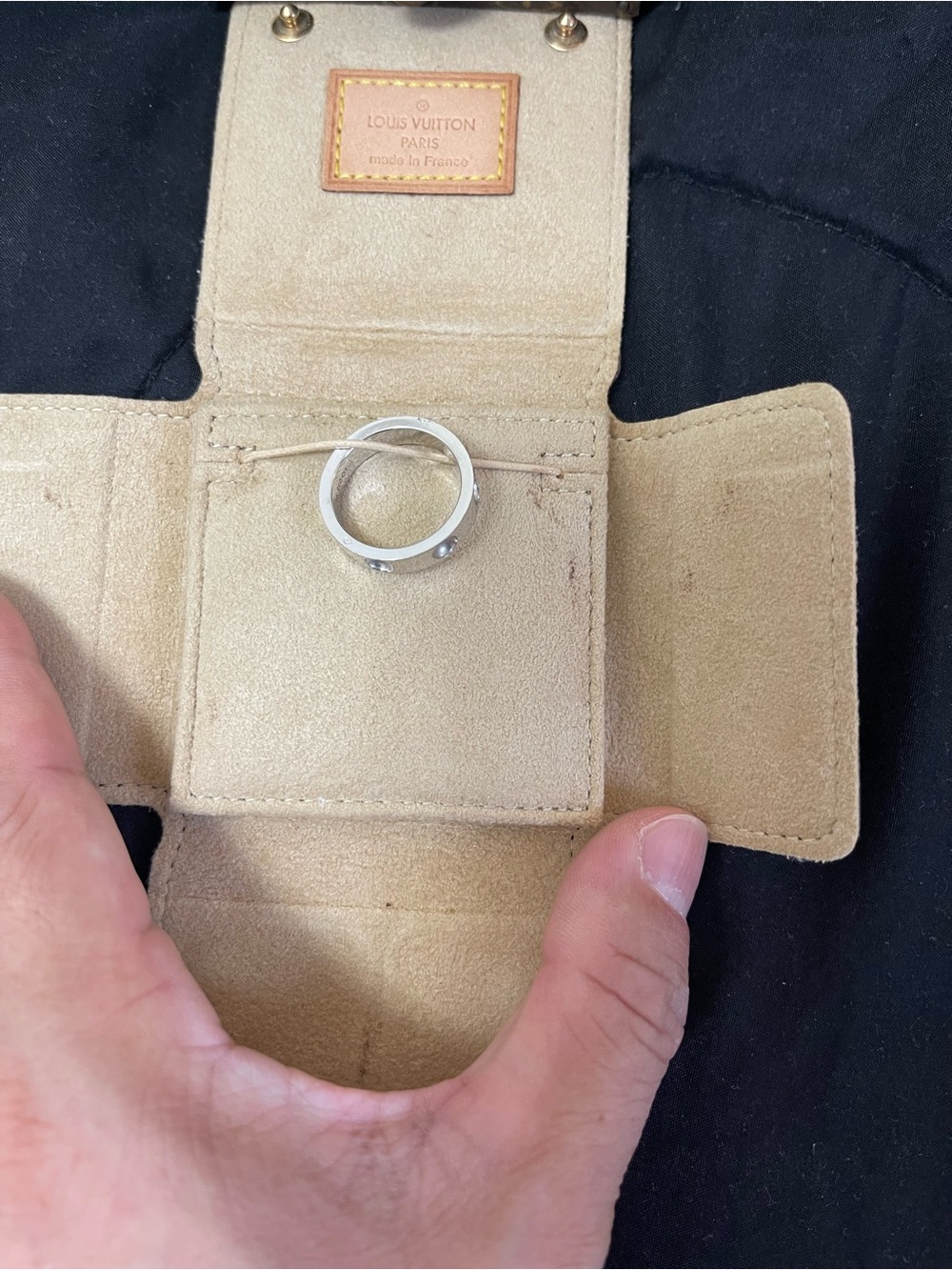 Louis Vuitton Monogram Jewelry ring Casing